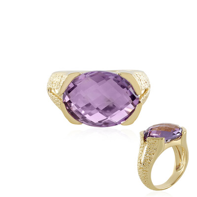 Zilveren ring met een lavendel amethist