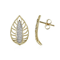Gouden oorbellen met Loepzuivere (F) Diamanten (LUCENT DIAMONDS)