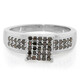 Zilveren ring met Fancy diamanten