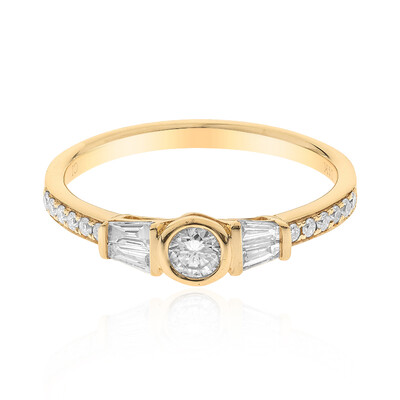Gouden ring met een I1 (H) Diamant (CIRARI)