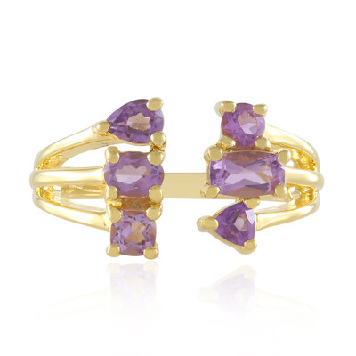 Zilveren ring met een lavendel amethist