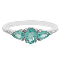 Zilveren ring met een Blauwe apatiet