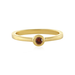 Zilveren ring met een I3 Rode Diamant