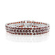 Zilveren armband met Mozambique granaten