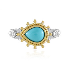 Zilveren ring met een Sleeping Beauty Turkoois (Dallas Prince Designs)