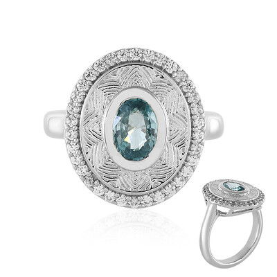 Zilveren ring met een Ratanakiri zirkoon