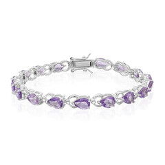 Zilveren armband met amethisten