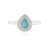 Zilveren ring met een Grandidieriet