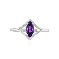Zilveren ring met een amethist