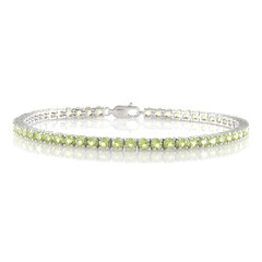 Zilveren armband met peridoots