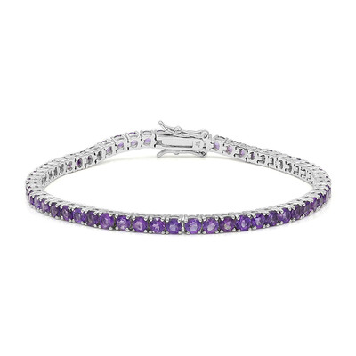 Zilveren armband met amethisten