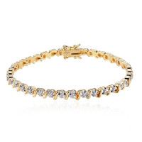 Messingen armband met een I3 (I) Diamant (Juwelo Style)