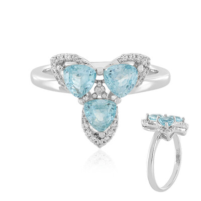Zilveren ring met Ratanakiri zirkonen