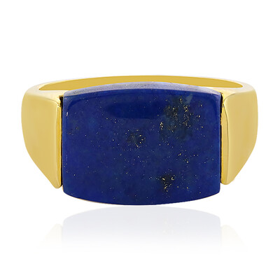 Zilveren ring met een lapis lazuli (MONOSONO COLLECTION)