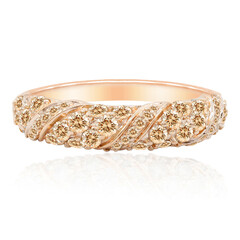 Gouden ring met SI Rose de France Diamanten