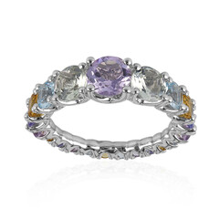 Zilveren ring met een lavendel amethist
