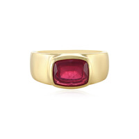 Zilveren ring met een Madagaskar Robijn
