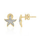 Gouden oorbellen met VVS1 Diamanten (G) (Annette)