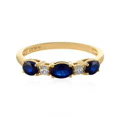 Zilveren ring met een Koningsblauwe Spinel