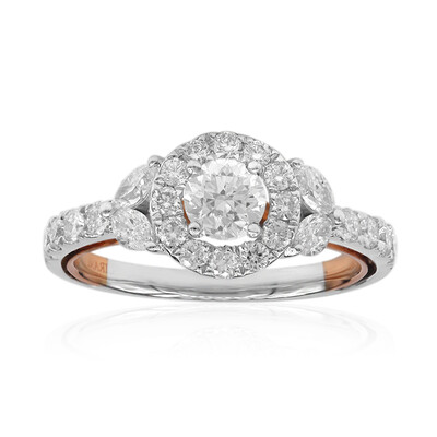 Gouden ring met een SI1 (H) Diamant (CIRARI)