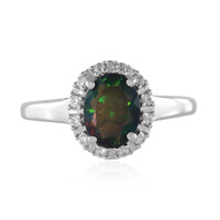 Zilveren ring met een Mezezo opaal