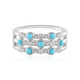 Zilveren ring met Sleeping Beauty Turkooisen