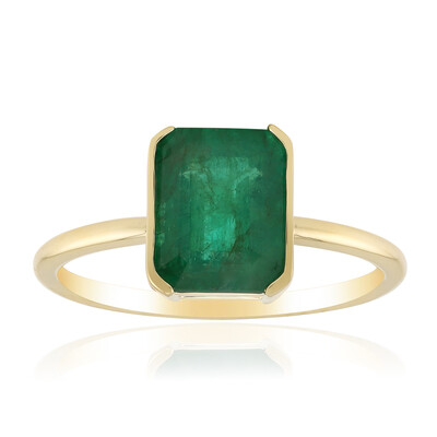 Gouden ring met een Sao Francisco smaragd