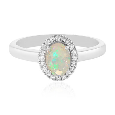 Zilveren ring met een Welo-opaal