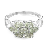 Zilveren ring met Paraiba toermalijnen