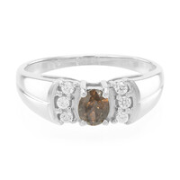 Zilveren ring met een Kleurwissel Saffier