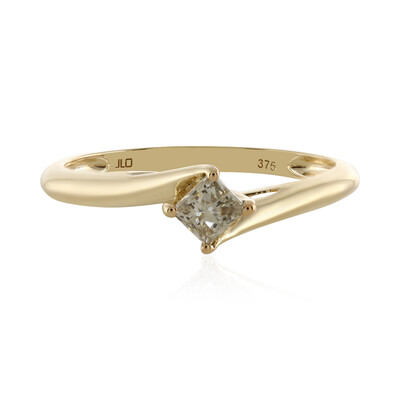 Gouden ring met een I3 Bruine Diamant