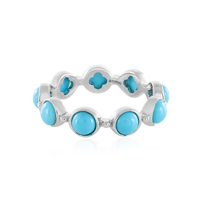 Zilveren ring met Sleeping Beauty Turkooisen (Faszination Türkis)