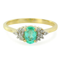 Gouden ring met een Braziliaanse Paraiba toermalijn
