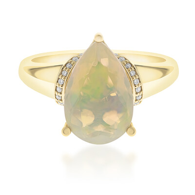 Gouden ring met een AAA Welo-opaal (CIRARI)
