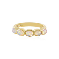 Zilveren ring met Welo-opalen