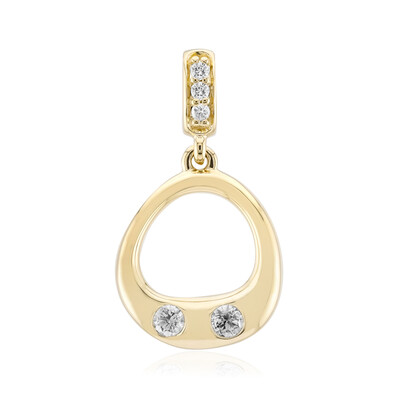Gouden hanger met Diamanten SI1 (G) (Annette)