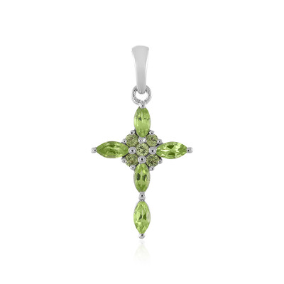 Zilveren hanger met Arizona-peridoots