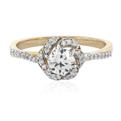 Gouden ring met een SI diamant
