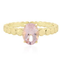 Gouden ring met een morganiet