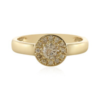 Gouden ring met een I3 Bruine Diamant