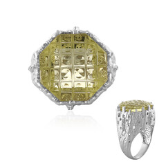Zilveren ring met een Limoen Kwarts