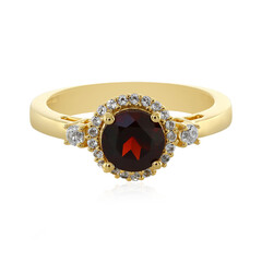 Zilveren ring met een Mozambique granaat