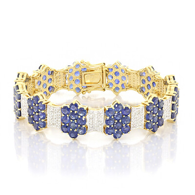 Gouden armband met Ethiopische Saffieren (AMAYANI)