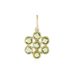 Gouden hanger met peridoots