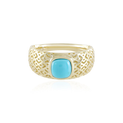 Gouden ring met een Sleeping Beauty Turkoois (Ornaments by de Melo)