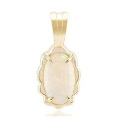 Gouden hanger met een Braziliaanse witte opaal