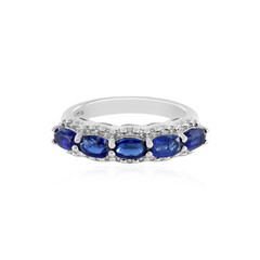 Zilveren ring met kyanieten