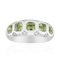 Zilveren ring met Jilin Peridoten (Remy Rotenier)