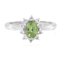 Zilveren ring met een Russische apatiet