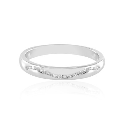 Zilveren ring met zirkonen